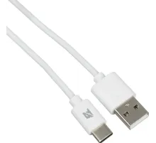 Кабель  U152/BT-JCBL-003, 2,4A, 1м, USB - Type-C, TPE, белый