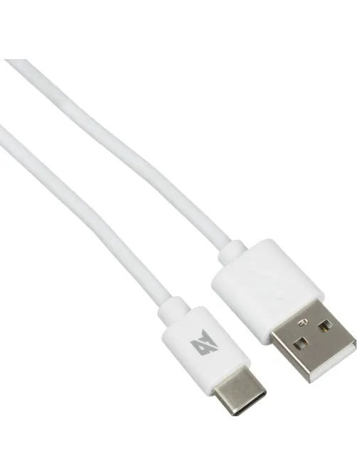 Кабель  U152/BT-JCBL-003, 2,4A, 1м, USB - Type-C, TPE, белый