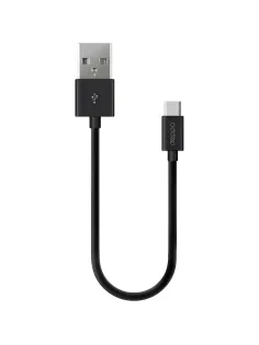 Кабель Deppa (72313)USB-A - USB-C, черный USB 2.0, 2.4A, 2м