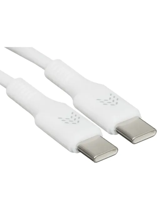 Кабель зарядный Rocket Flex TPE USB-C/USB-C 1 м,белый (RDC511WH01FL-CC)