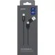 Кабель USB PERO DC-07 UNIVERSAL 2 in 1, USB-A + PD  to Type-C, 1m, Black