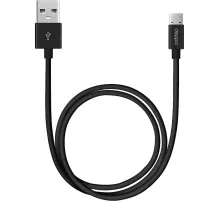 Кабель Deppa USB-microUSB, 1.2м, черный