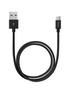 Кабель Deppa USB-microUSB, 1.2м, черный