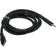 Кабель зарядный Rocket Contact ткан.оплётка USB-C/USB-C 1м(RDC512BL01CT-CC)