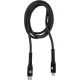 Кабель МОЩНОСТЬ, 1м, Type-C to Lightning,  нейл, черный BT-JCBL-009/U210PD