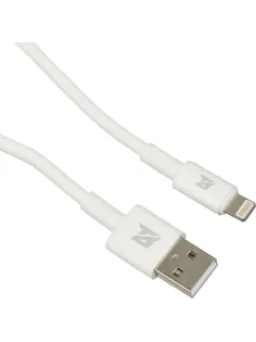 Кабель 2,4A, 1м, USB - Lightning, TPE, силикон, белый BT-JCBL-005/U28