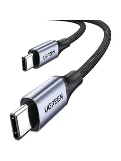 Кабель UGREEN US535 (15311) USB-C to USB-C 240WPD 1м. серый космос