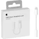 Адаптер Apple Lightning - 3.5 mm Headphone Jack Adapter, бел, MMX62ZM/A