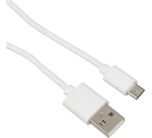 Кабель 2,4A, 1м, USB - Micro-USB, TPE, белый BT-JCBL-004/U152