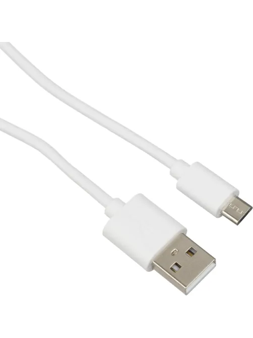 Кабель 2,4A, 1м, USB - Micro-USB, TPE, белый BT-JCBL-004/U152