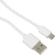 Кабель 2,4A, 1м, USB - Micro-USB, TPE, белый BT-JCBL-004/U152