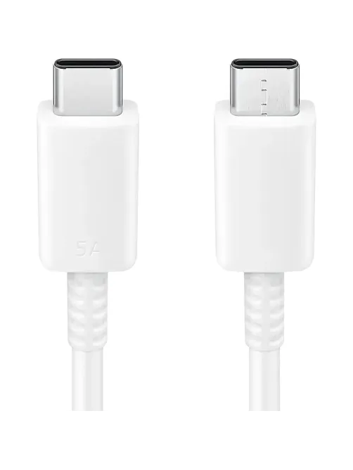 Кабель Samsung USB-C - USB-C 1m 5A EP-DN975 Белый (EP-DN975BWEGWW)