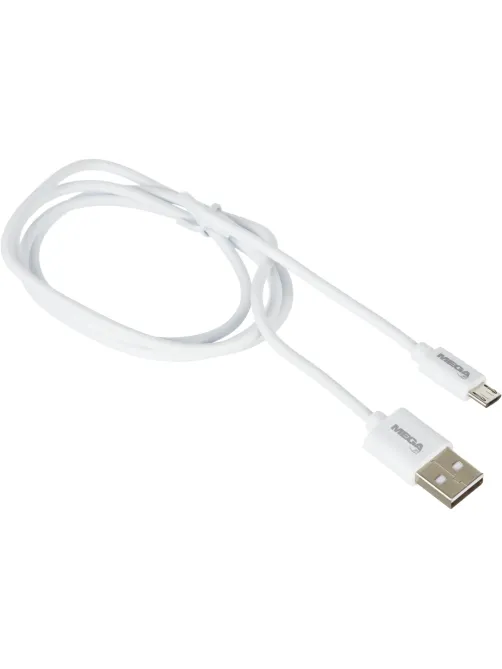 Кабель 2,4A, 1м, USB - Micro-USB, TPE, белый BT-JCBL-004/U152