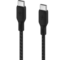 Кабель Belkin (CAB014BT3MBK)BoostCh.100W USB-C to USB-C 2.0 Braided 3м. чер