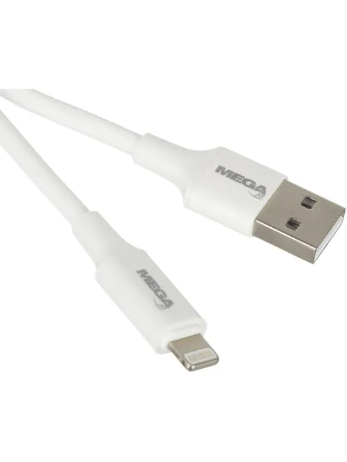 Кабель 2,4A, 1м, USB - Lightning, TPE, силикон, белый BT-JCBL-005/U28