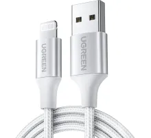 Кабель UGREEN для зарядки и передачи данных USB A 2.0 MFI, 1,5 м (60162)