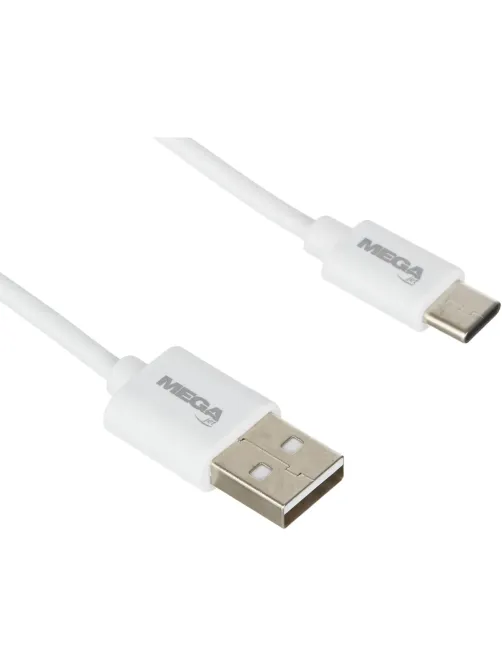 Кабель  U152/BT-JCBL-003, 2,4A, 1м, USB - Type-C, TPE, белый