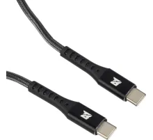 Кабель 60W, 3A, 1м, Type-C to Type-C,  нейл, черный BT-JCBL-010/U210CC