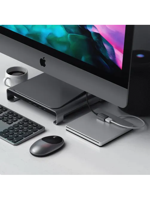 Кабель адаптер Satechi USB-C to USB 3.0. Цвет серый космос