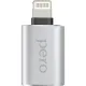 Адаптер PERO AD02 OTG LIGHTNING TO USB 3.0, серебристый