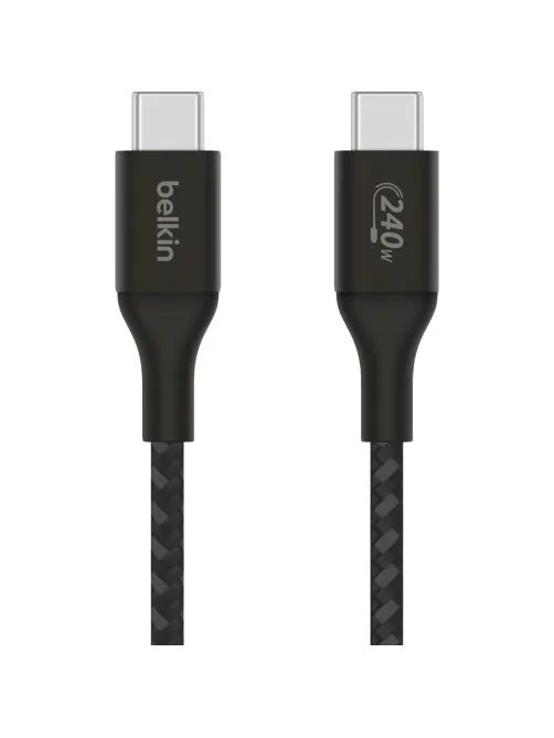 Кабель Belkin (CAB015bt1MBK)BoostCh.240W PD USB-C/USB-C Braided каб:1м.черн