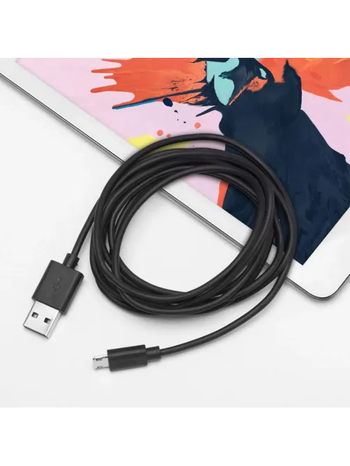Кабель Deppa USB-microUSB, 1.2м, черный