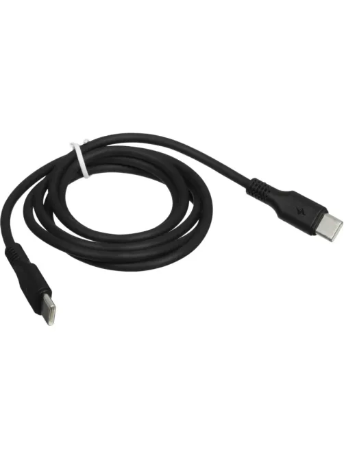 Кабель зарядный Rocket Flex TPE USB-C/USB-C 1 м, 60W, чер(RDC516BL01FL-CС)