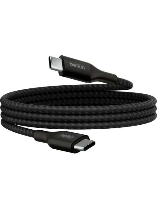 Кабель Belkin (CAB015bt1MBK)BoostCh.240W PD USB-C/USB-C Braided каб:1м.черн