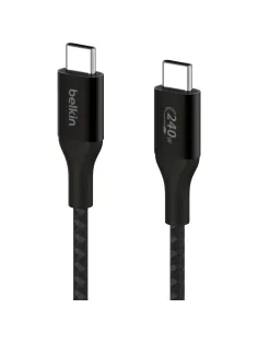 Кабель Belkin (CAB015bt1MBK)BoostCh.240W PD USB-C/USB-C Braided каб:1м.черн