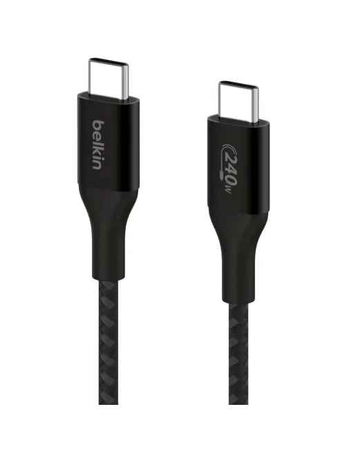 Кабель Belkin (CAB015bt1MBK)BoostCh.240W PD USB-C/USB-C Braided каб:1м.черн