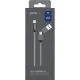 Кабель PERO, DC-07, 1м, Type-C/USB-A to Type-C, 60W, серый
