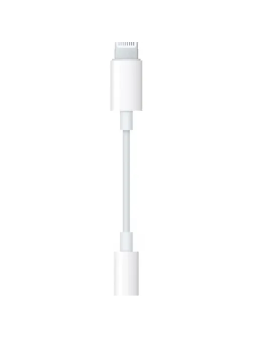 Адаптер Apple Lightning - 3.5 mm Headphone Jack Adapter, бел, MMX62ZM/A