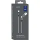 Кабель PERO, DC-07, 1м, Type-C/USB-A to Type-C, 60W, серый