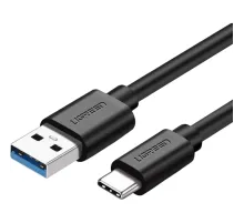 Кабель UGREEN US184 (20882)USB A Male to Type C Male Nickel Plating 1м черн