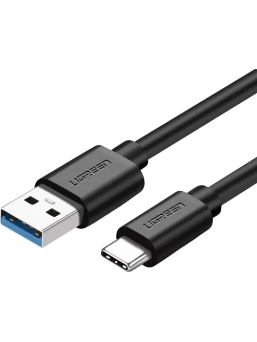 Кабель UGREEN US184 (20882)USB A Male to Type C Male Nickel Plating 1м черн