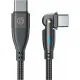 Кабель PERO DC13 ULTIMATE PD Type-C to Type-C, поворотный 180, 60W,1m,Black