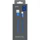 Кабель USB PERO DC-02 Type-C, 3А, 1м, синий