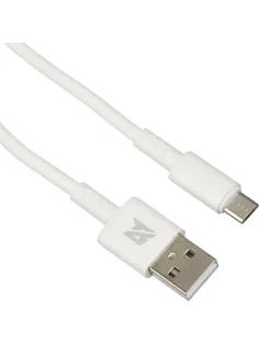 Кабель 2,4A, 1м, USB - Micro-USB, TPE, силикон, белый BT-JCBL-007/U28