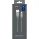 Кабель USB PERO DC-02 Type-C, 3А, 1м, серый