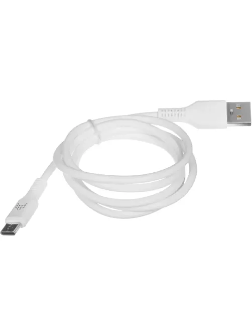 Кабель зарядный Rocket Flex оплётка TPE USB-A/USB-C 1м,бел(RDC508WH01FL-AC)