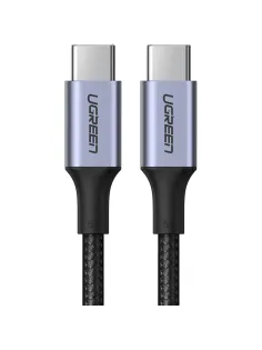 Кабель UGREEN USB C PD 100 Вт, в оплетке, черный. 1м (70427)