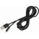 Кабель PERO DC-03 USB-A to Lightning, 2.4 А, 2м, черный