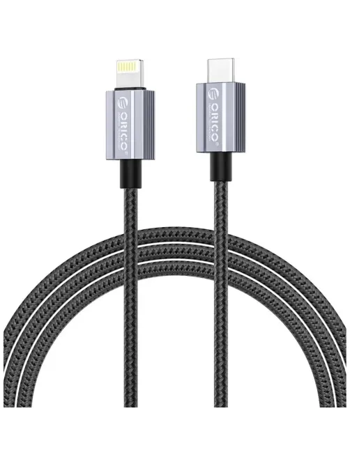 Кабель ORICO USB-C/Lightning, 29 Вт,1,5м,черн ORICO-GQA29-15-BK-BP