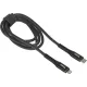 Кабель МОЩНОСТЬ, 1м, Type-C to Lightning,  нейл, черный BT-JCBL-009/U210PD