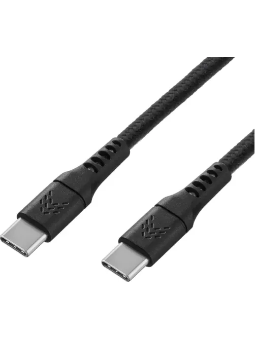 Кабель зарядный Rocket Contact ткан.оплётка USB-C/USB-C 1м(RDC512BL01CT-CC)