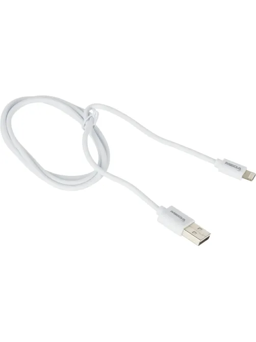 Кабель 2,4A, 1м, USB - Lightning, TPE, белый BT-JCBL-002/U152
