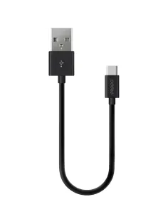 Кабель Deppa USB-A - USB-C, USB 2.0, 2.4A, 2м, черный