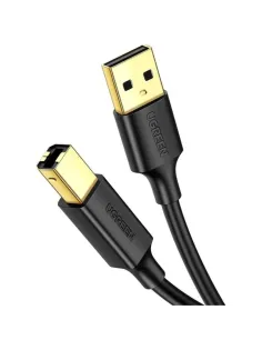 Кабель UGREEN для принт. US135 (20847) USB 2.0 A(m) to USB-B(m) 2м черный