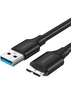 Кабель UGREEN US130 (10843) USB 3.0 A Male to Micro USB/B 3.0 Male 2м черн