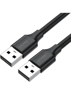 Кабель UGREEN US102 (10311) USB 2.0 A Male to A Male Cable.2м черный